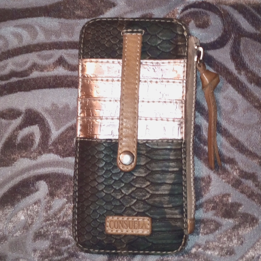 Consuela wallet card holder Rattler